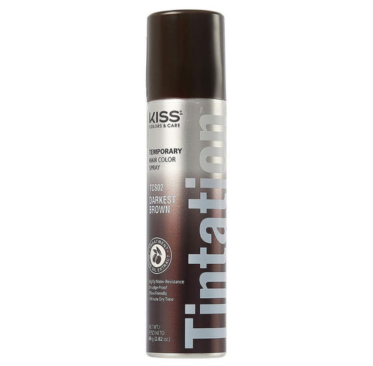 KISS ENHANCEMENT SPRAY DARKEST BROWN